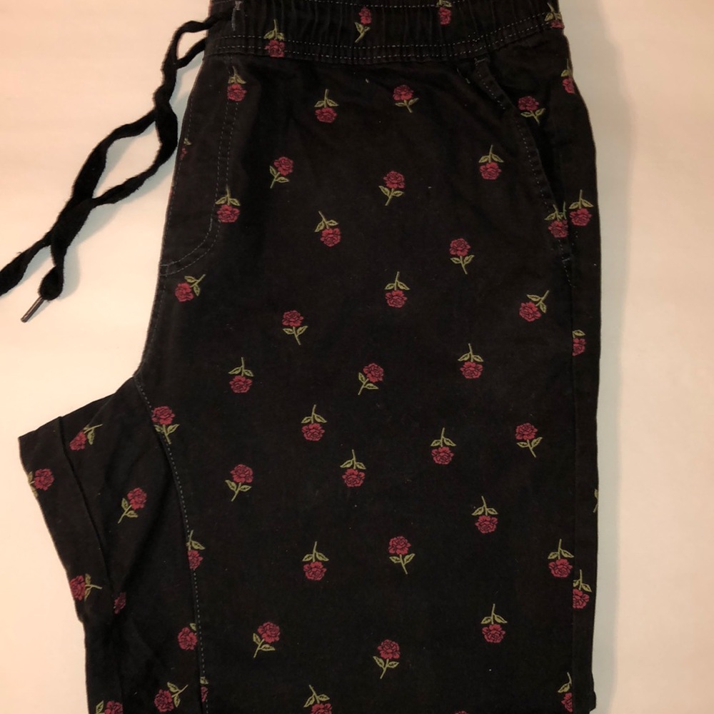 Men's Rose Print Shorts